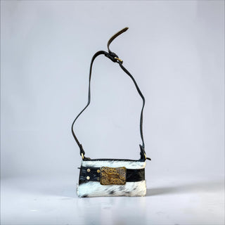 Black buckle crossbody kids bag