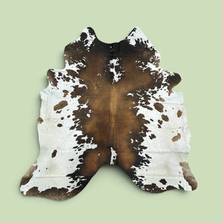 7.6x7ft Salt pepper cowhide rugs (x1)