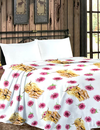 Highland Mia thin throw blanket