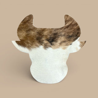 Bull cowhide placemat