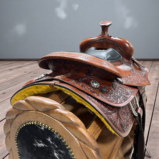 Genuine leather saddle