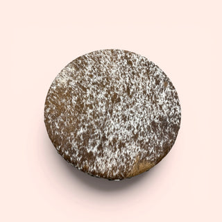 Salt pepper cowhide lazy Susan