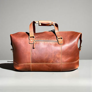 Large All leather duffle bag