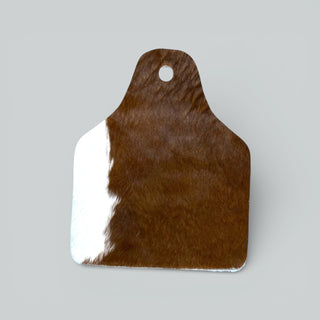 Small cowhide cow tag
