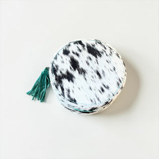 Turquoise all cowhide jewelry box