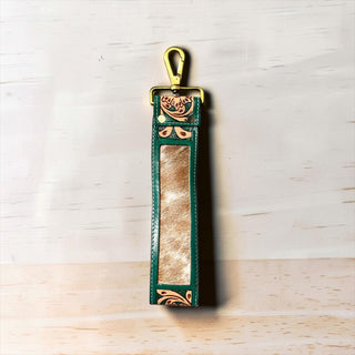 Green desert belle wristlet strap