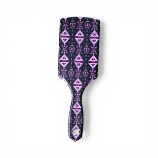 Purple Aztec hairbrush