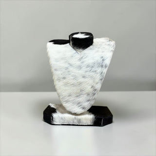 Small all cowhide necklace display  (a14)