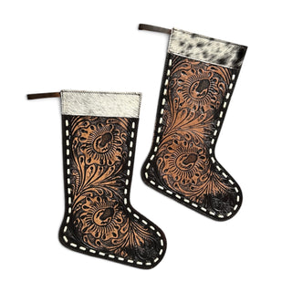 Rustic Christmas stockings