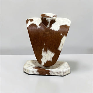 Small all cowhide necklace display (a20)