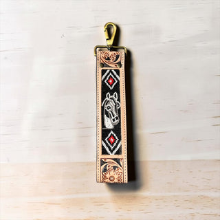 Texas trails wristlet strap
