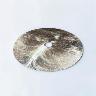 3.6x3.6ft all cowhide tree skirt (t01)