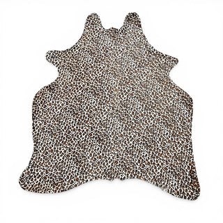 6-7’ Cheetah animal print cowhide rug