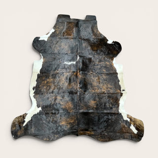 7x6.8ft Brazilian cowhide rug (f07)