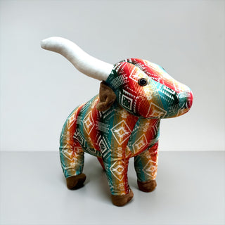 Tricolor Aztec longhorn- medium farm pal