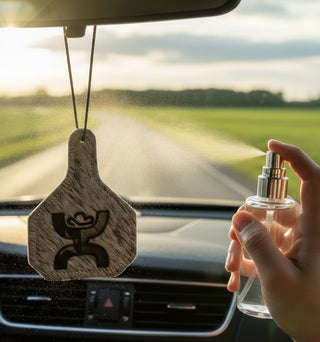 Texas hooey cowhide freshener