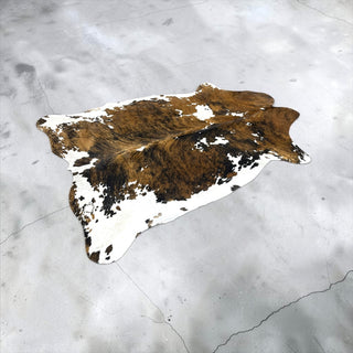 6.4x5.4ft Brazilian cowhide rug (z3)