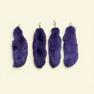 Purple fox tail