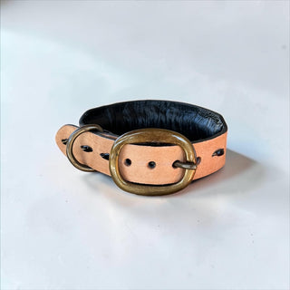 Leather dog collar