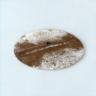 5x5ft Tan all cowhide tree skirt