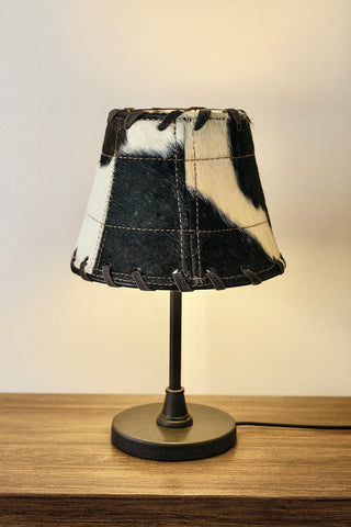 All cowhide mini lampshade