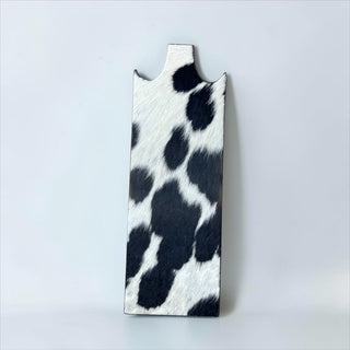 Black all cowhide necklace display (m23)