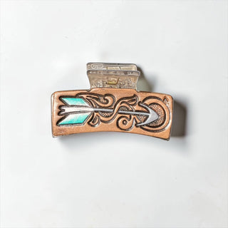 Rustic arrow hair claw