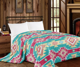 Pink Aztec - Mia blanket