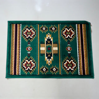 3x2’ green Aztec western doormat