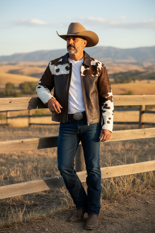 Leather/cowhide jacket
