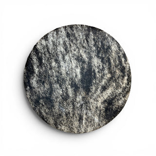 Brindle cowhide lazy Susan