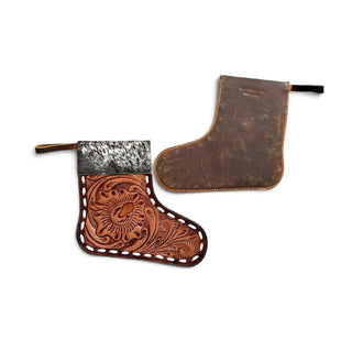 Brown Christmas stockings