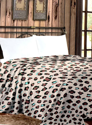 Cheetah Mia thin throw blanket