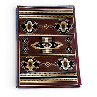 5x7’ western rug (s.western-3 brown)