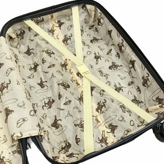 Rodeo luggage rolling suitcase