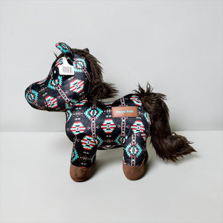 Black Aztec horse - medium farm pal