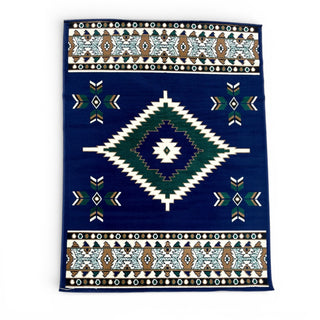 5x7’ western rug (s.western navy)