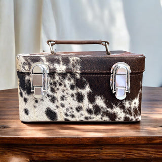 All cowhide jewelry box