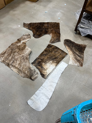Genuine cowhide scrap