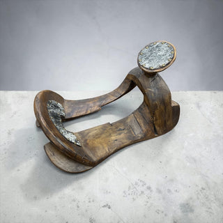 Black/Withe Western saddle tree home decor