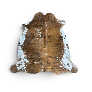 6.5x6ft Brazilian cowhide rug (w15)