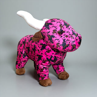 Large farm pal - pink Cowprint Longhorn