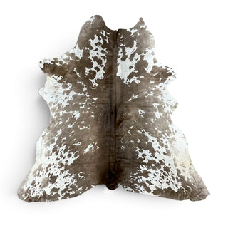 7x6.6ft salt pepper cowhide rug (z9)