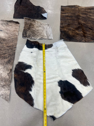 Genuine cowhide scraps