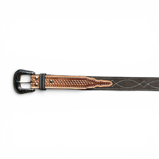 Grey BootStitch belt