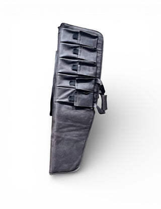Brown all leather rifle case