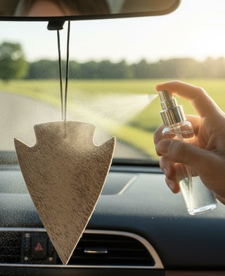 Arrowhead cowhide freshener