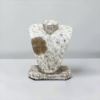 Small all cowhide necklace display  (a17)