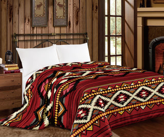 Red Aztec - Mia blanket