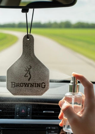 Browning cowhide freshener